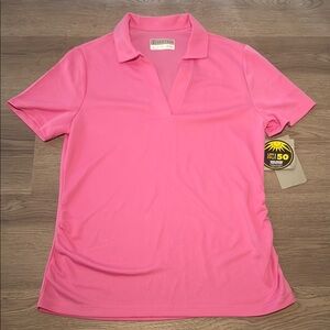 *BRAND NEW* PGA Tour Golf Pink Women's Polo Shirt